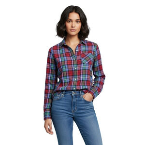GAP Multicolor Plaid Button-Down Shirt